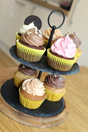 afternoon tea themed cupcakes